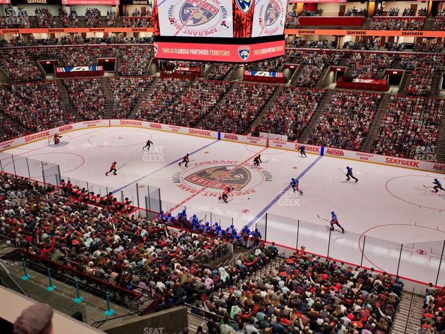 Amerant Bank Arena - Section Club 34 Seat View