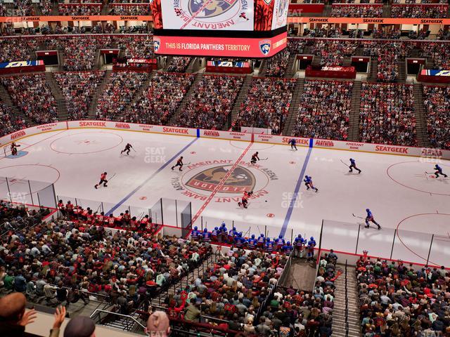 Amerant Bank Arena - Section Club 35 Seat View