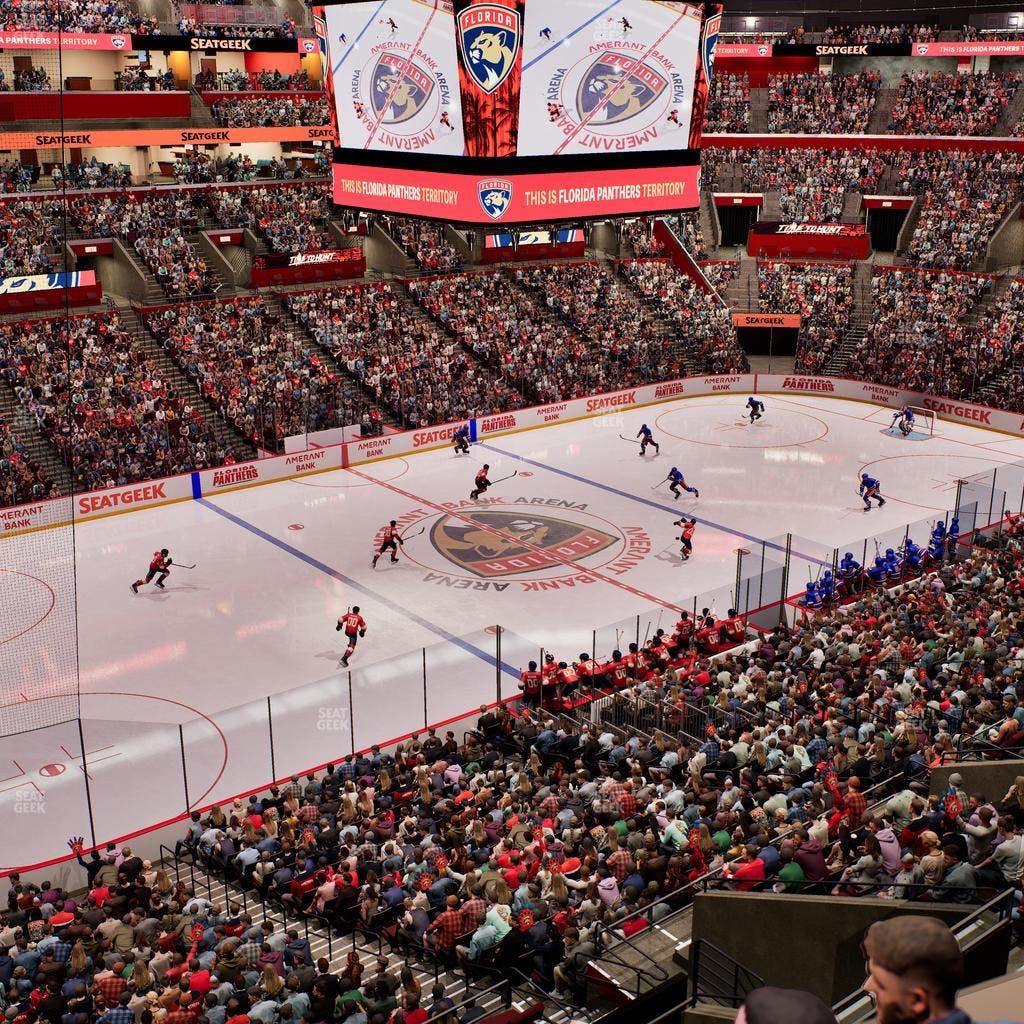 Amerant Bank Arena - Section Club 4 Seat View