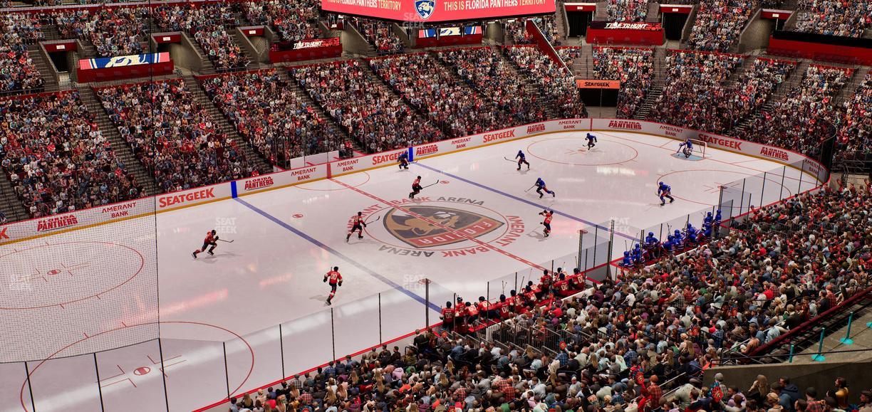 Amerant Bank Arena - Section Club 4 Seat View