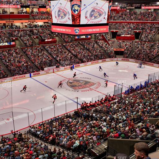 Amerant Bank Arena - Section Club 4 Seat View