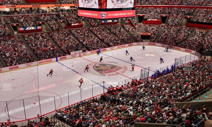 Amerant Bank Arena - Section Club 4 Seat View