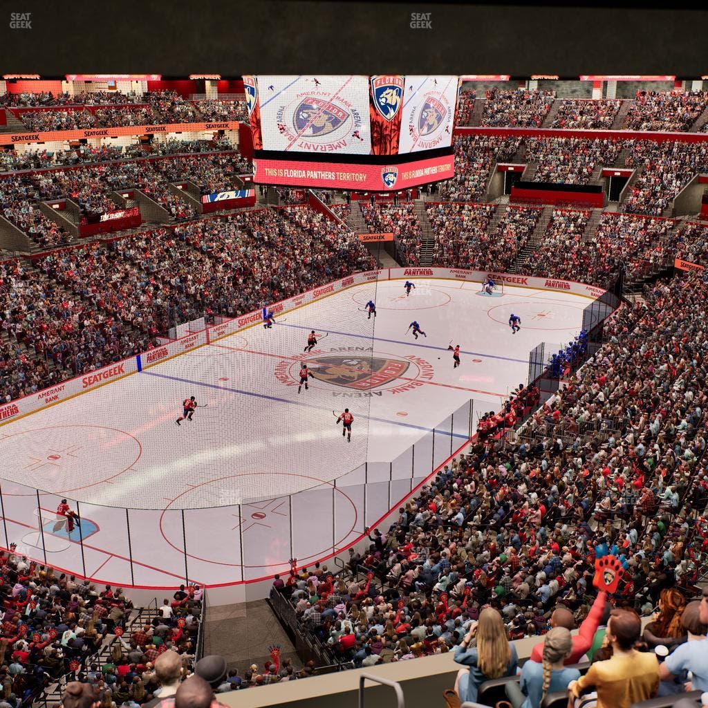 Amerant Bank Arena - Section Club 6 Seat View