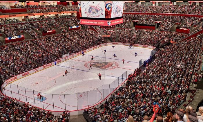 Amerant Bank Arena - Section Club 6 Seat View