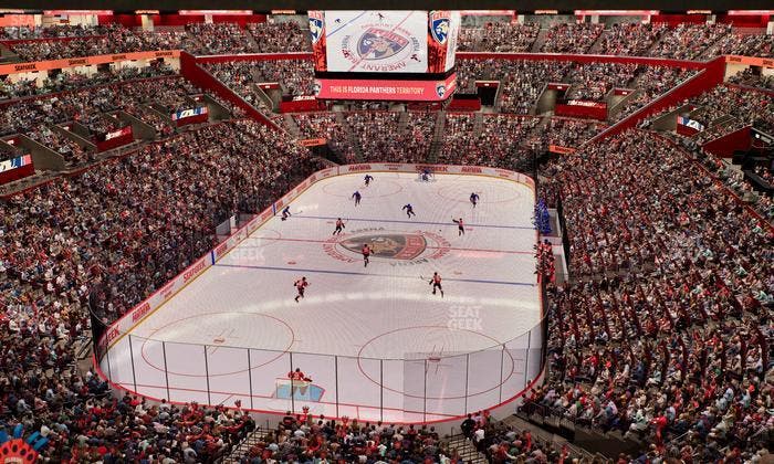 Amerant Bank Arena - Section Club 8 Seat View