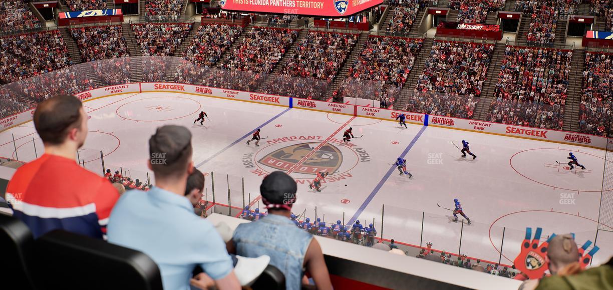 Amerant Bank Arena - Section Club Suite 34 B Seat View