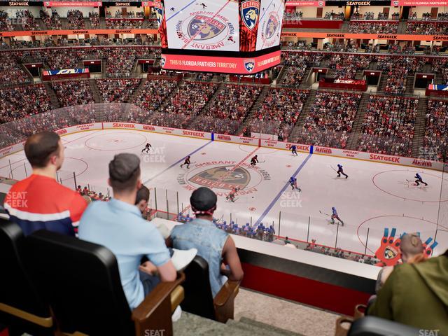 Amerant Bank Arena - Section Club Suite 34 B Seat View