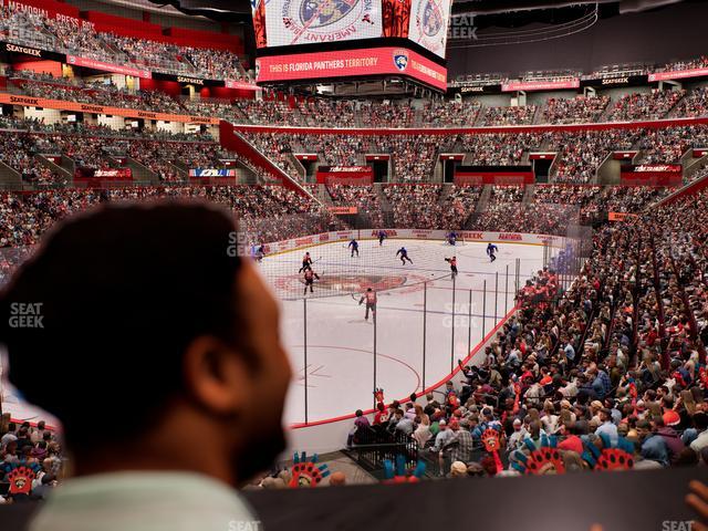 Amerant Bank Arena - Section Loge Box 107 A Seat View