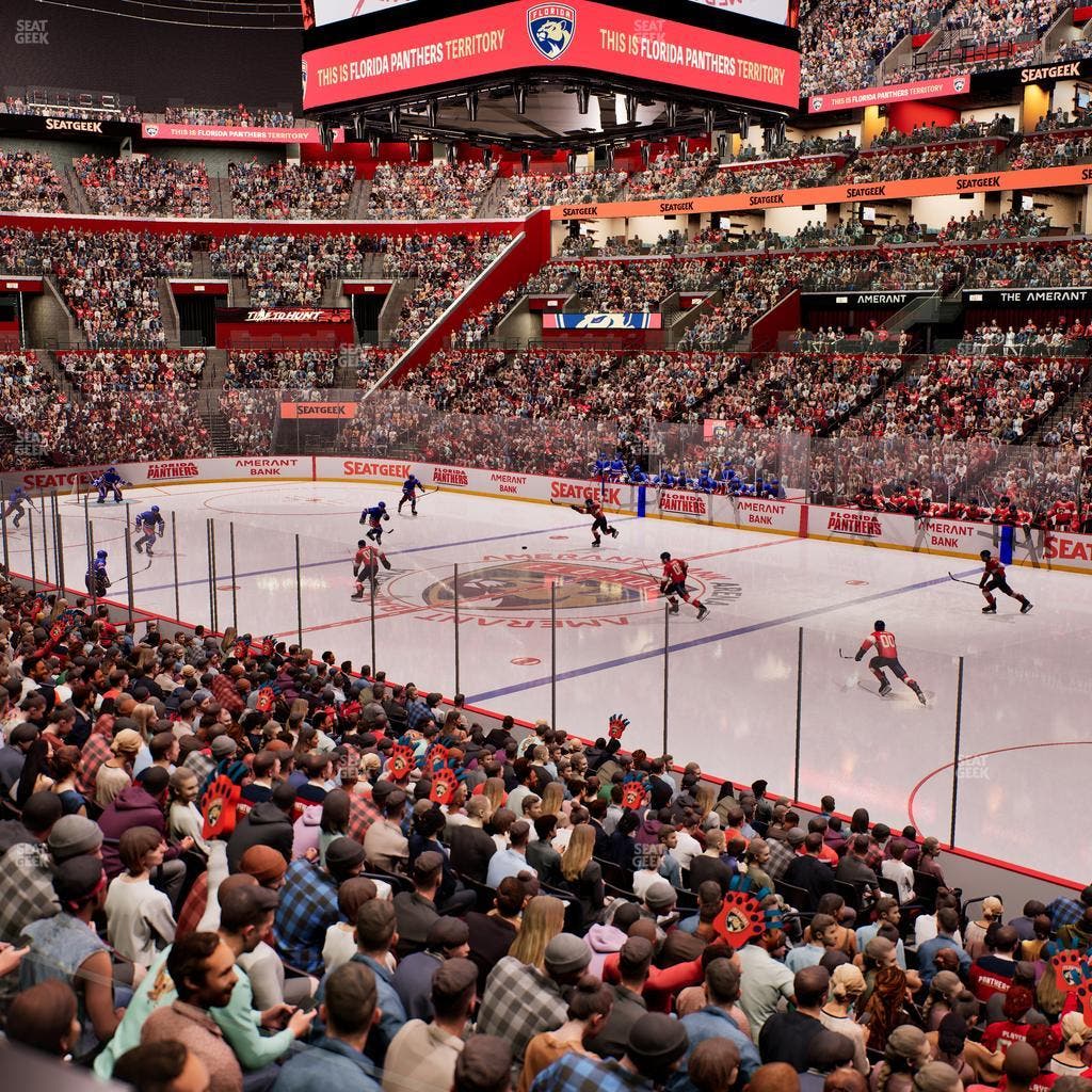 Amerant Bank Arena - Section Loge Box 115 A Seat View