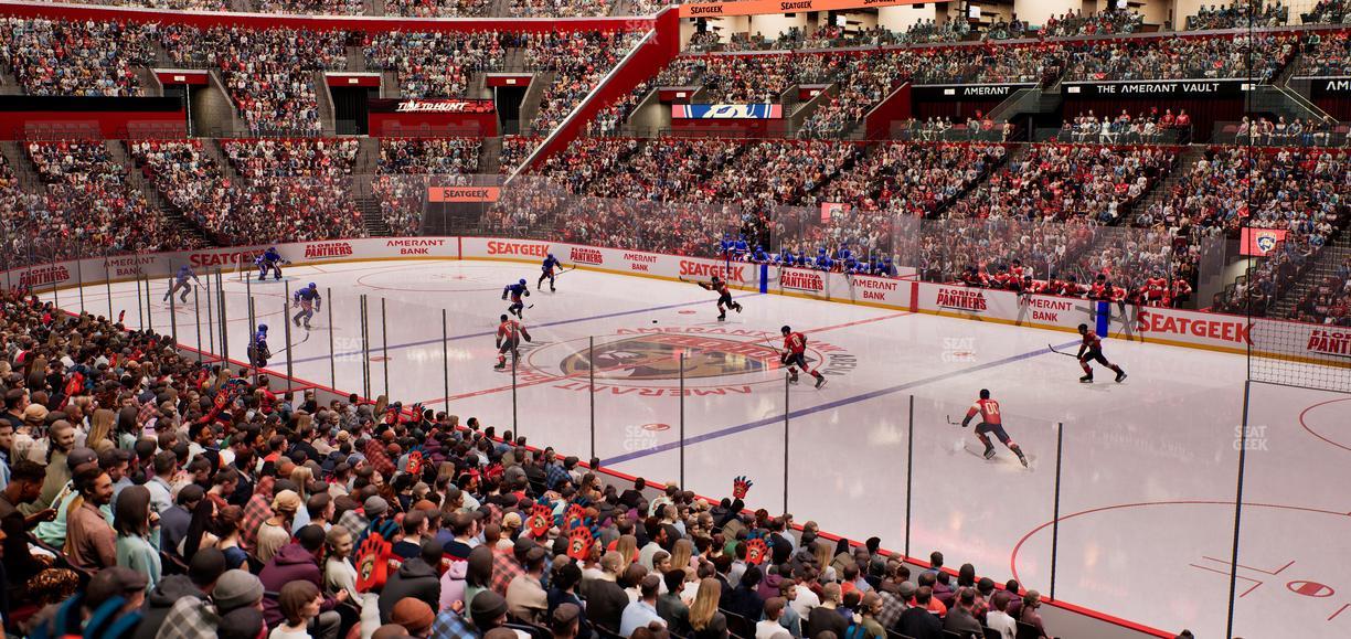 Amerant Bank Arena - Section Loge Box 115 A Seat View