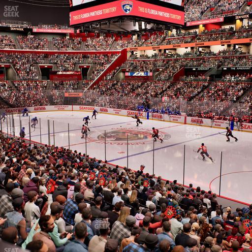 Amerant Bank Arena - Section Loge Box 115 A Seat View