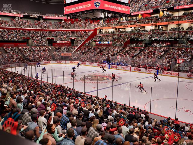 Amerant Bank Arena - Section Loge Box 115 A Seat View