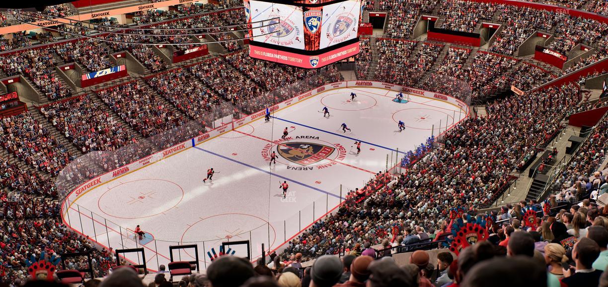 Amerant Bank Arena - Section Seatgeek Terrace Seat View
