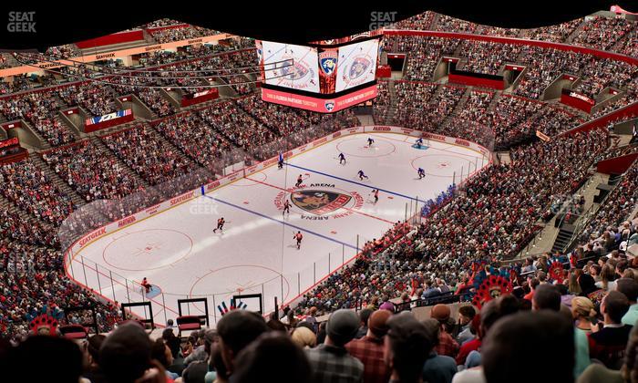 Amerant Bank Arena - Section Seatgeek Terrace Seat View