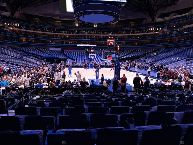 American Airlines Center - Section 101 Seat View