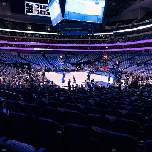 American Airlines Center - Section 102 Seat View