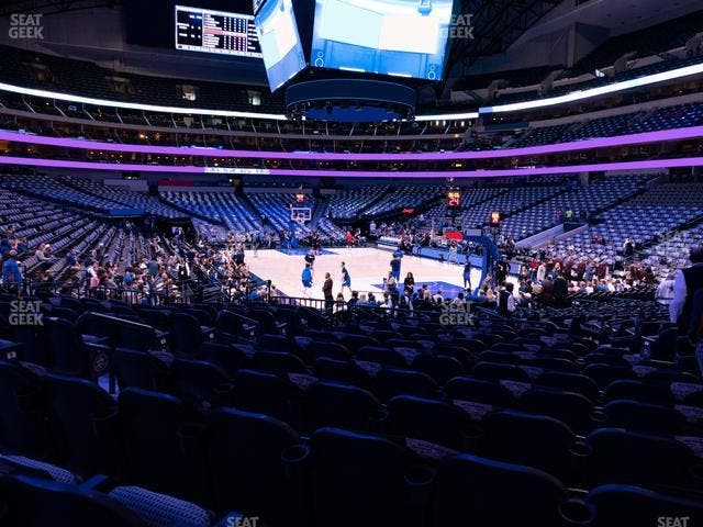 American Airlines Center - Section 102 Seat View