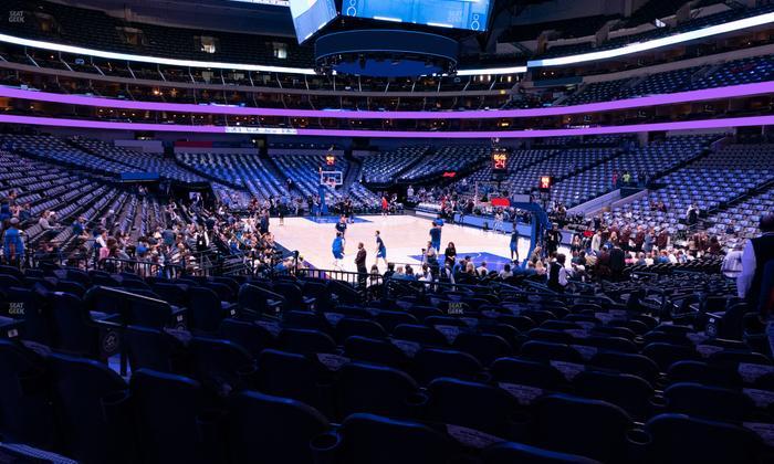 American Airlines Center - Section 102 Seat View