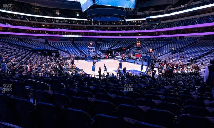 American Airlines Center - Section 102 Seat View