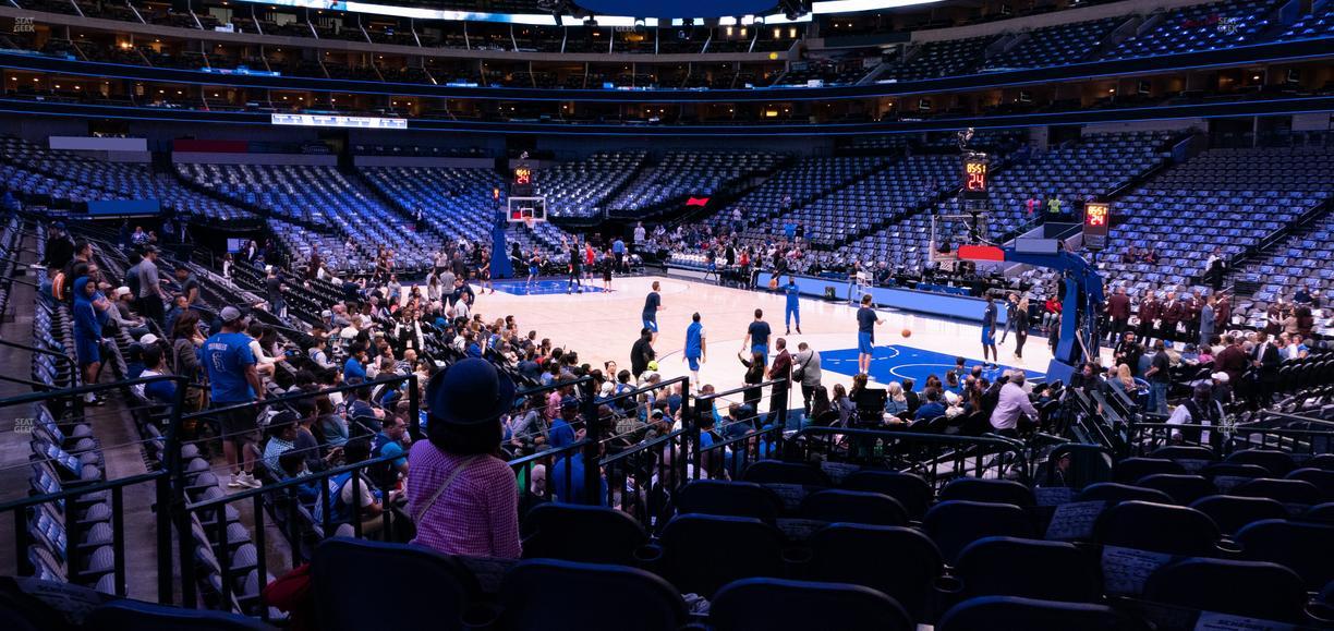 American Airlines Center - Section 103 Seat View