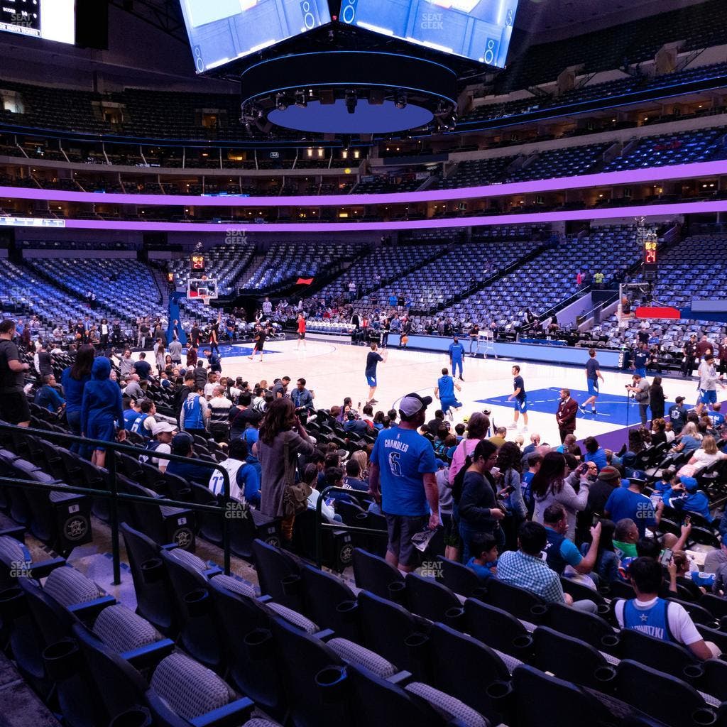 American Airlines Center - Section 104 Seat View