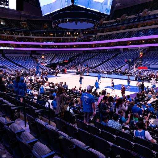 American Airlines Center - Section 104 Seat View