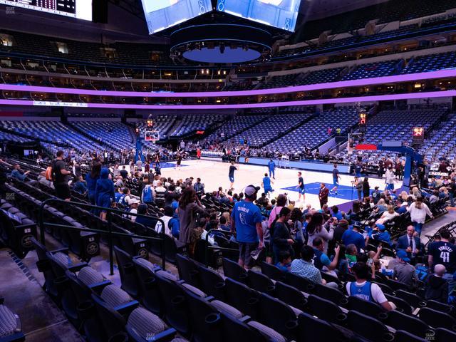 American Airlines Center - Section 104 Seat View