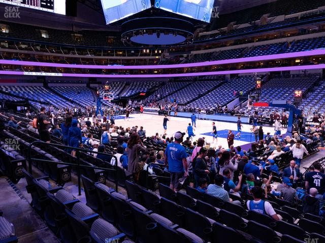 American Airlines Center - Section 104 Seat View