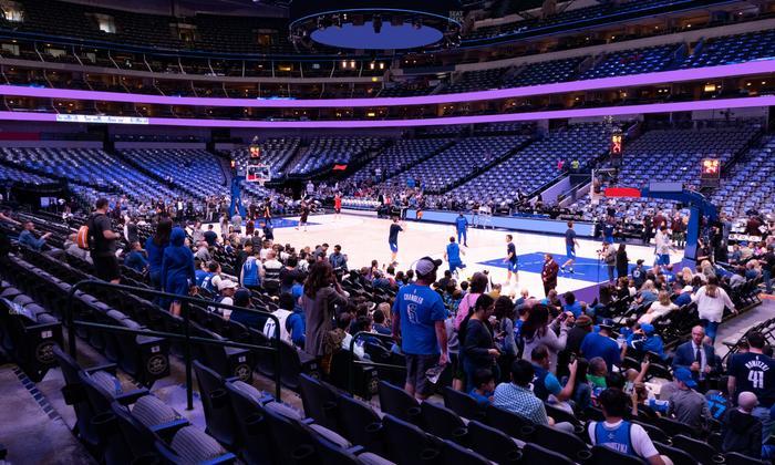 American Airlines Center - Section 104 Seat View