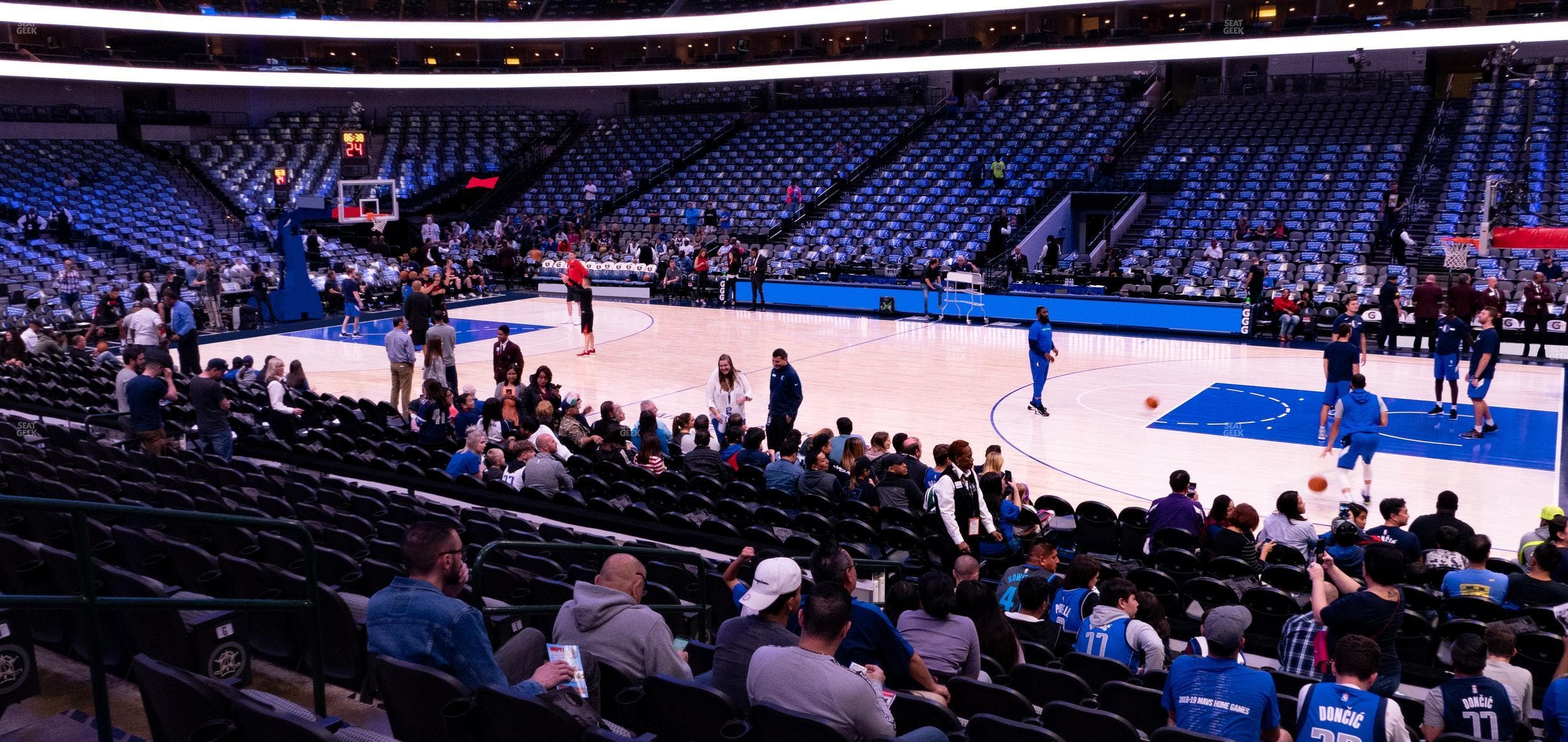American Airlines Center - Section 105 Seat View
