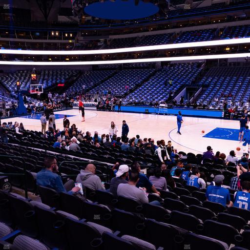 American Airlines Center - Section 105 Seat View