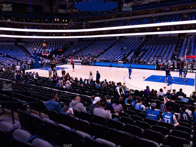 American Airlines Center - Section 105 Seat View