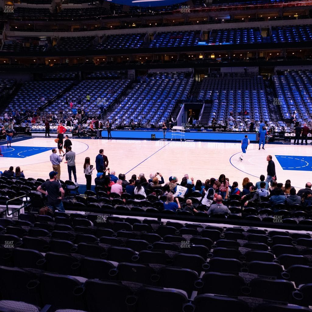 American Airlines Center - Section 106 Seat View