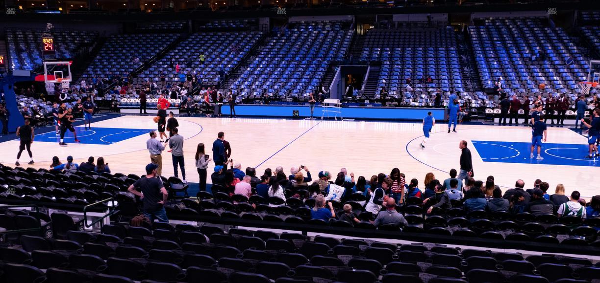 American Airlines Center - Section 106 Seat View