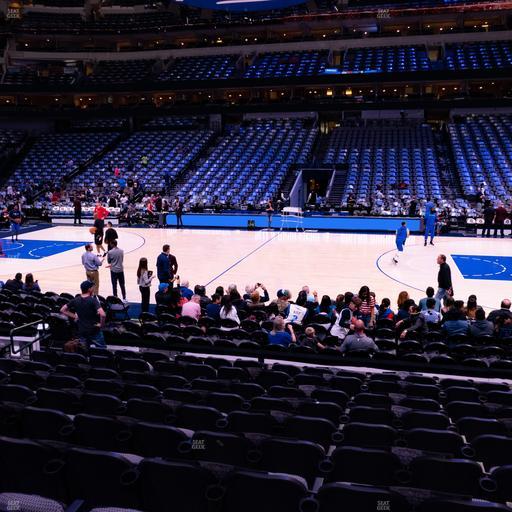 American Airlines Center - Section 106 Seat View