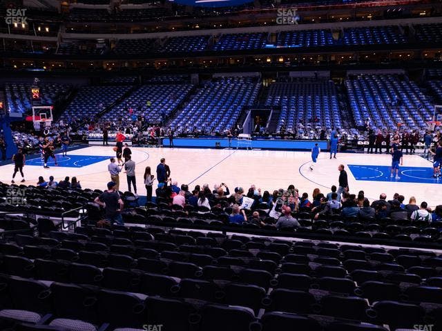 American Airlines Center - Section 106 Seat View