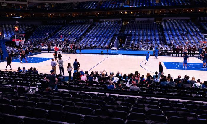 American Airlines Center - Section 106 Seat View