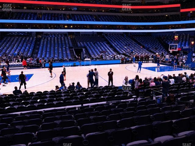 American Airlines Center - Section 107 Seat View