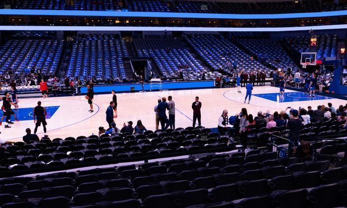 American Airlines Center - Section 107 Seat View