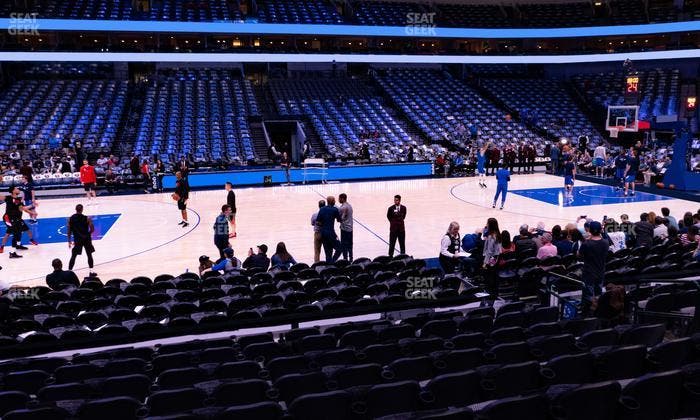 American Airlines Center - Section 107 Seat View