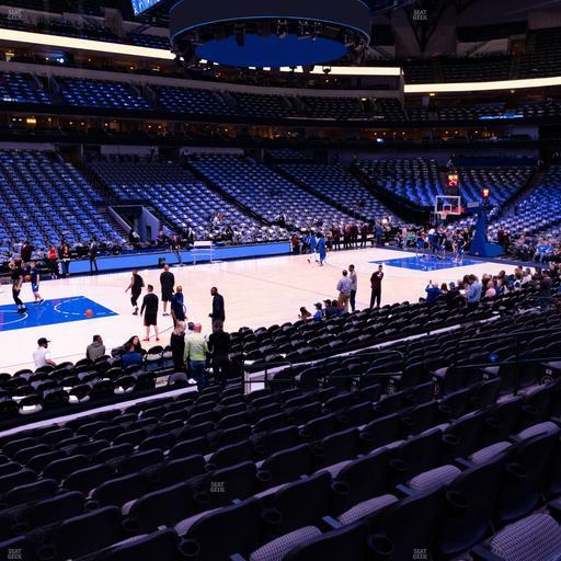 American Airlines Center - Section 108 Seat View