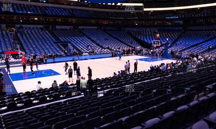 American Airlines Center - Section 108 Seat View