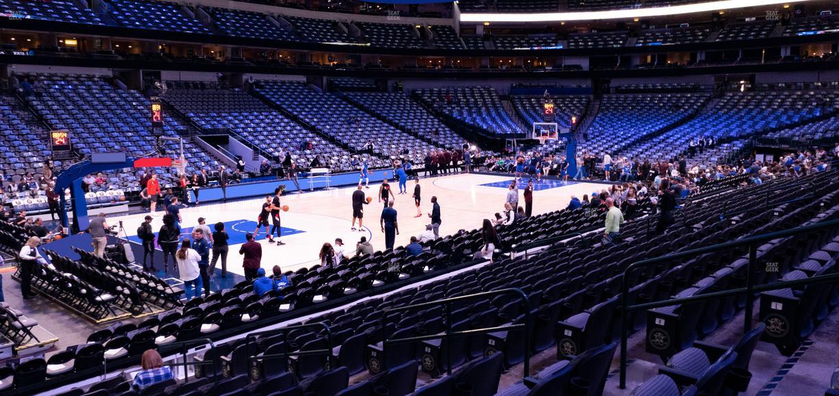 American Airlines Center - Section 109 Seat View