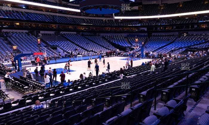 American Airlines Center - Section 109 Seat View