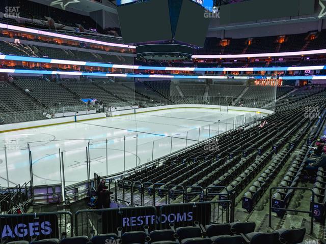 American Airlines Center - Section 110 Seat View