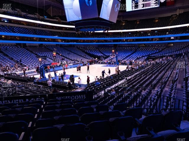 American Airlines Center - Section 110 Seat View