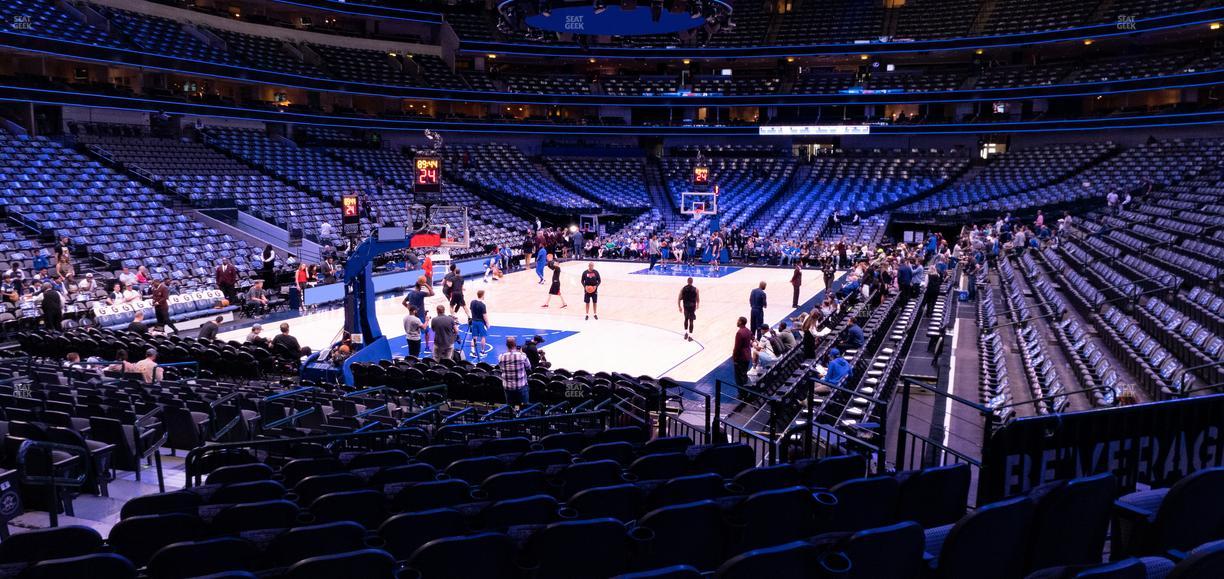 American Airlines Center - Section 111 Seat View