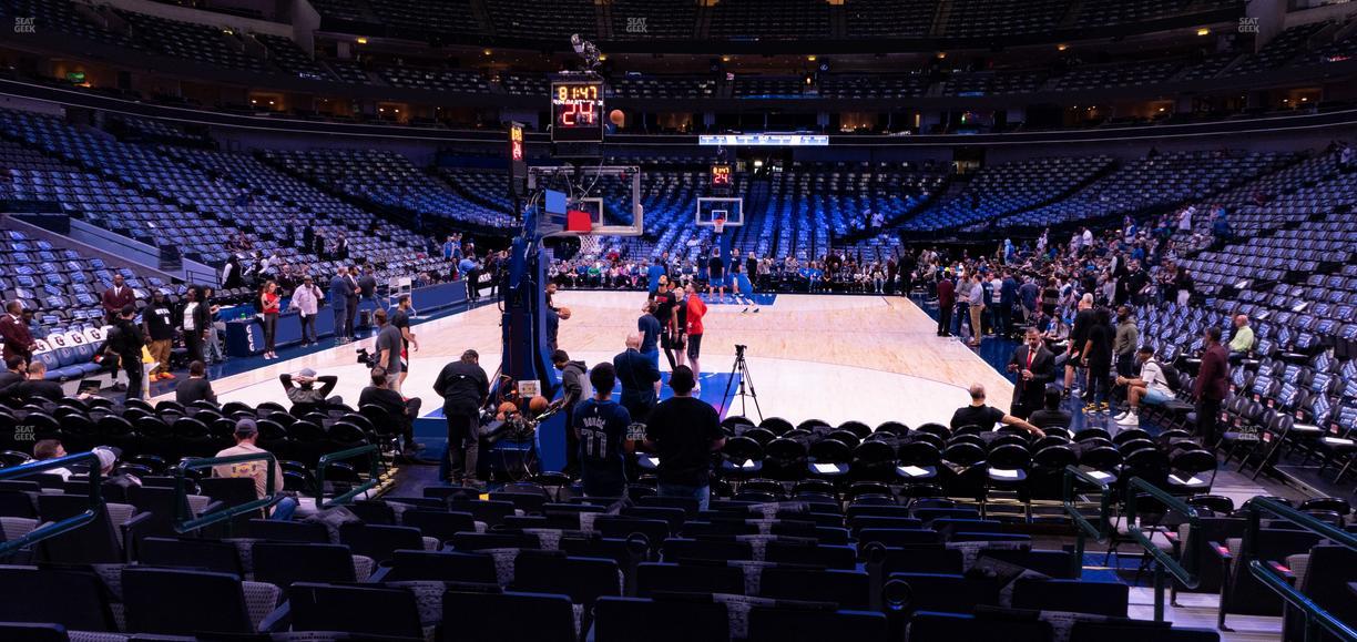 American Airlines Center - Section 112 Seat View