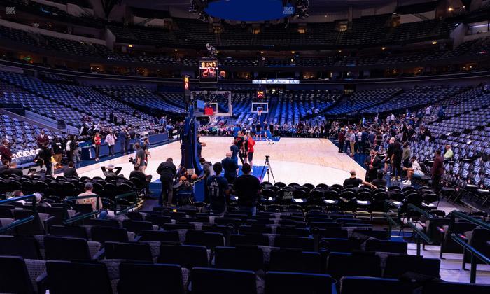 American Airlines Center - Section 112 Seat View