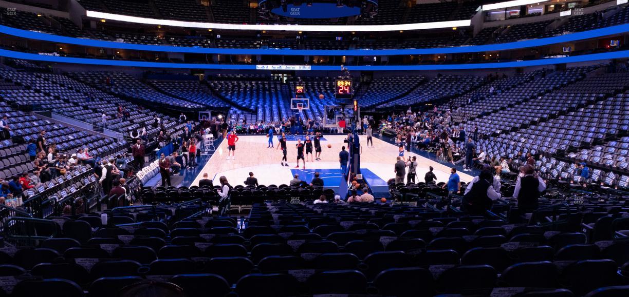 American Airlines Center - Section 113 Seat View